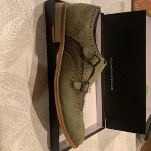 Double monk strap leather Vintage Foundry shoes